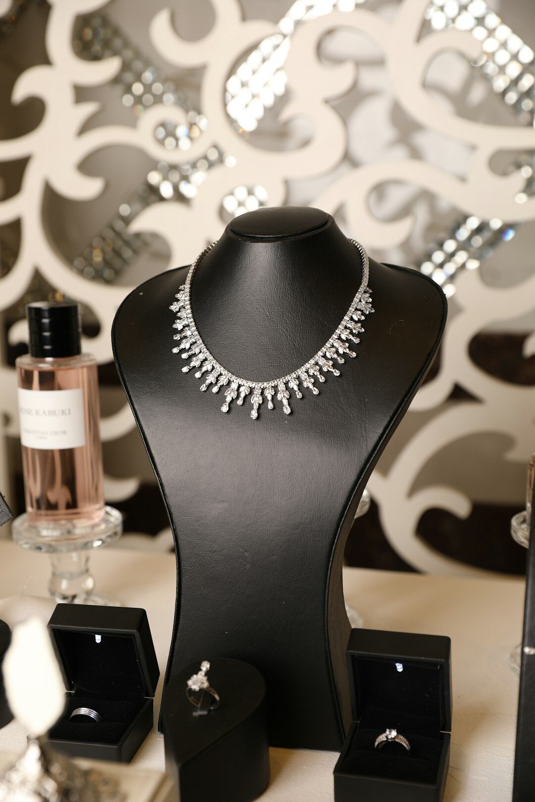 luxury jewelry showcase