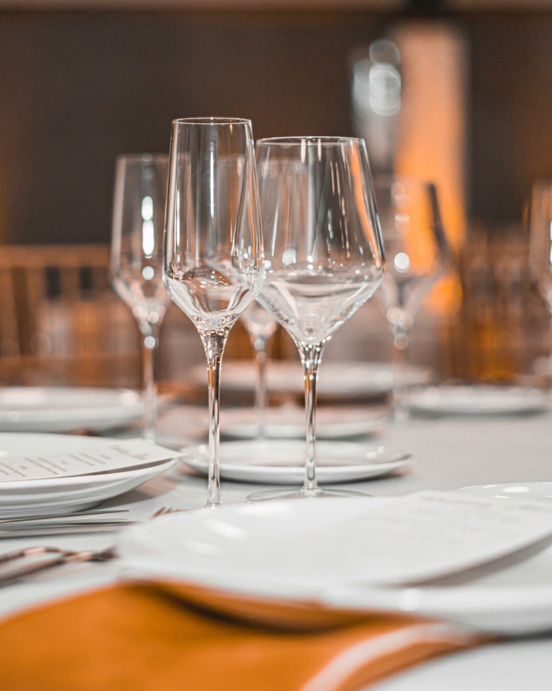 luxury dining table setup